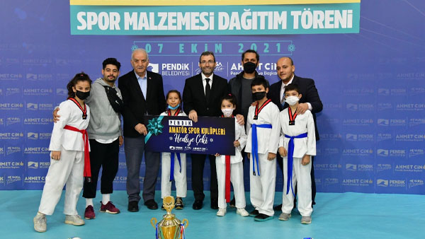 Başkan Ahmet Cin’den, Amatör Spor Kulüplerine Destek