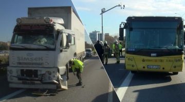 Sultanbeyli TEM otoyolunda kaza: 5 yaralı!