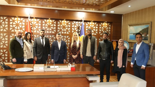 UİGAD YÖNETİMİ’NDEN BAŞKAN KESKİN’E ZİYARET