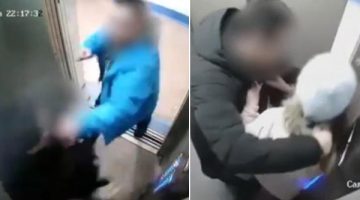 Asansörde bir taciz skandalı daha!