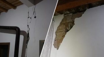 Kayseri’deki deprem sonrası ilk görüntüler!