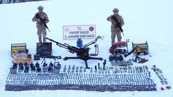 Eren Kış-4 operasyonlarında çok sayıda mühimmat yakalandı