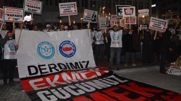 Kırşehir’de Memur-Sen’den protesto!