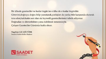 Başkan Asiltürk’ten Gazeteciler Günü mesajı