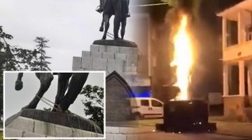 Samsun ve Edirne’de anıtlara çirkin saldırı!