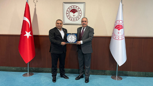 Gazeteci Ferhat Aydoğan’dan Bakan Yardımcısı Tunç’a ziyaret