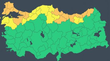 İstanbul  ve 26 ile Meteorolojiden uyarı!