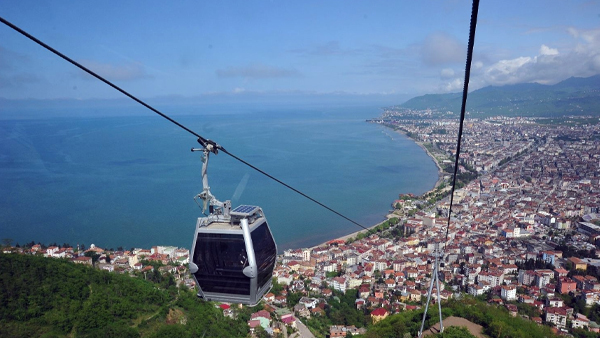 Ordu’da teleferik hattı yeniden hizmette