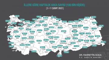 Bakan Koca vaka haritası paylaştı