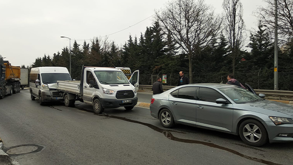 Sultanbeyli’de zincirleme kaza!