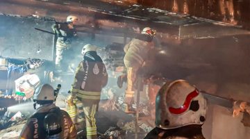 Beylikdüzü’nde iş yeri yangını