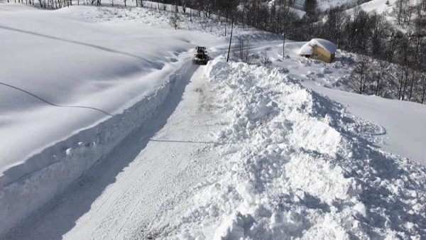 Ordu karla mücadele ediyor