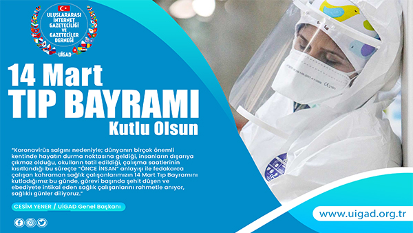 Başkan Yener’den 14 Mart Tıp Bayramı Mesajı