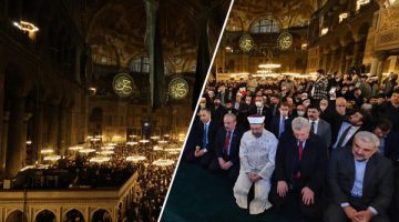 Ayasofya’da 88 yıllık hasret bitti