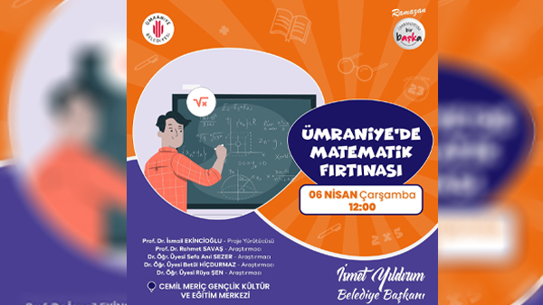 Ümraniye’de matematiği sevmeyen genç kalmayacak!
