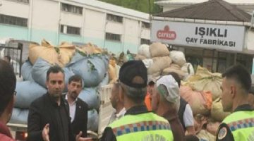 ÇAYKUR’da eylem: Çaylar üreticinin elinde kaldı!
