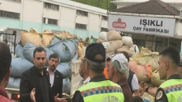 ÇAYKUR’da eylem: Çaylar üreticinin elinde kaldı!