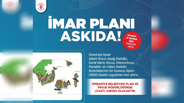 Ümraniyelilere müjdeli haber!