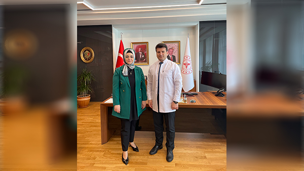 Başkan Karaalioğlu’ndan Prof. Dr. Yiyit’e Ziyaret