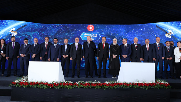 TÜRKSAT 5-B Uydusu Hizmete Alma Töreni Gerçekleşti