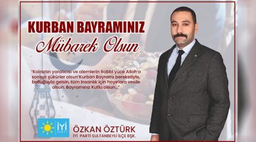 Başkan Öztürk’ten Bayram Mesajı