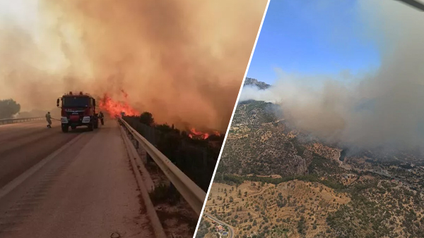 Bir yandan Datça diğer yandan Çeşme yanıyor!