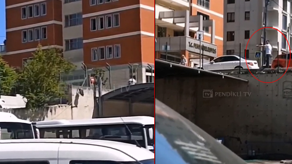 Pendik Belediyesi önünde silahlı saldırı!