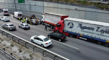 Sultanbeyli TEM’de feci kaza!