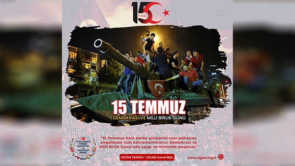 Başkan Yener’den 15 Temmuz Demokrasi ve Milli Birlik Günü Mesajı