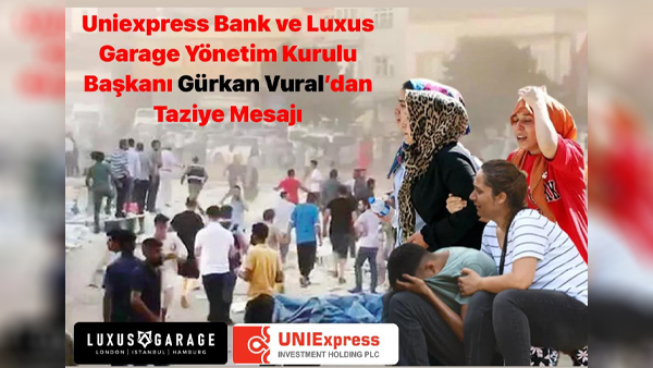 UNİEXPRESS BANK’TAN TAZİYE MESAJI