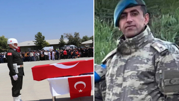 Şehit Teğmen Ömer Bağra’ya veda