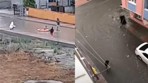 Sultanbeyli’de Botla Cadde Ortasında Kaydılar