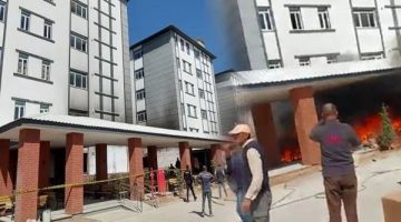 Kız yurdunda yangın paniği: 40 öğrenci tahliye edildi