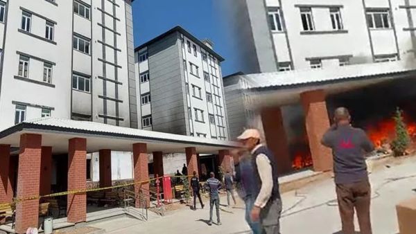 Kız yurdunda yangın paniği: 40 öğrenci tahliye edildi