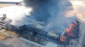 Gaziantep’te fabrika yangını!