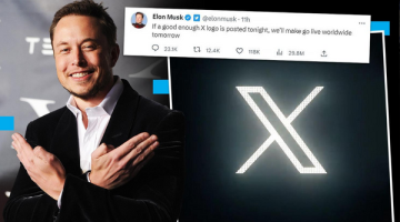 Twitter’ın logosu “X” oldu