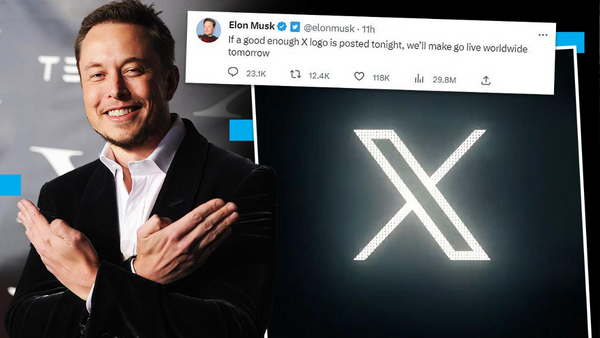 Twitter’ın logosu “X” oldu