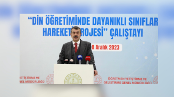 Bakan Tekin, ‘DİN ÖĞRETİMİNDE DAYANIKLI SINIFLAR HAREKETİ PROJESİ’nin Tanıtım Programına Katıldı