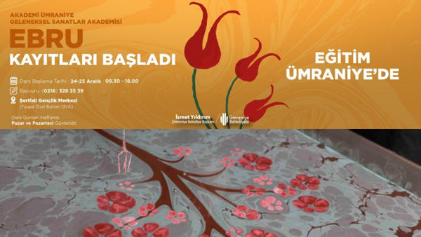 Ümraniye’de Ebru Sanatı Akademisi