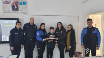 Şehit Polis Memuru Emrah Bayın’ın Oğlu Yunus Emre’nin Sürpriz Doğum Günü Kutlaması