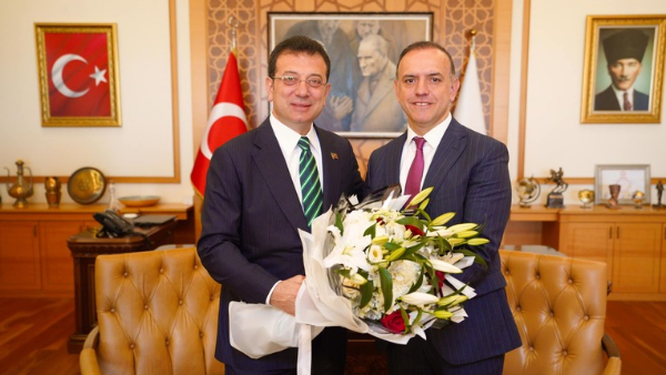 İBB Başkanı Ekrem İmamoğlu’ndan Sancaktepe Belediye Başkanı Alper Yeğin’e Ziyaret