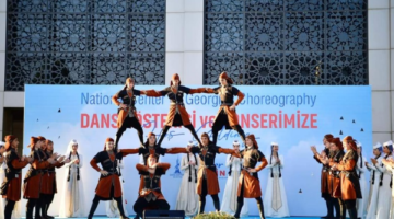 Sancaktepe’de Gürcü Dansları Rüzgarı Esti