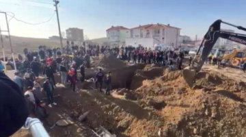Ankara’da Bir İnşaatta Göçük Meydana Geldi