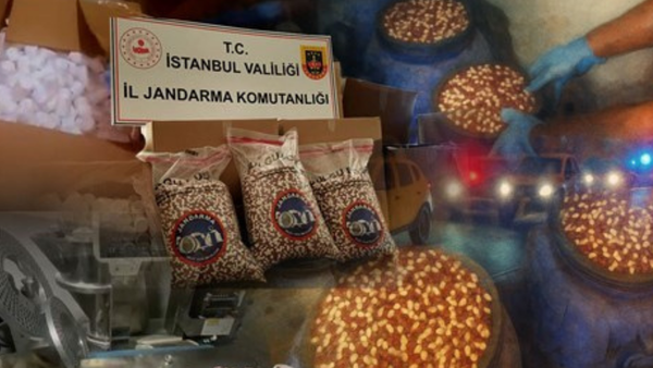 İstanbul’da 2. Operasyon 7 Milyon 896 Bin Adet Uyuşturucu Hap İle 63 Kg Ham Madde Ele Geçirildi