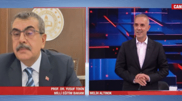 BAKAN TEKİN, A HABER CANLI YAYININDA SORULARI YANITLADI