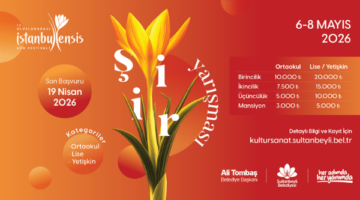 12. ULUSLARARASI İSTANBULENSİS ŞİİR FESTİVALİ BAŞLIYOR: ŞİİR YARIŞMASI İÇİN KAYITLAR AÇILDI