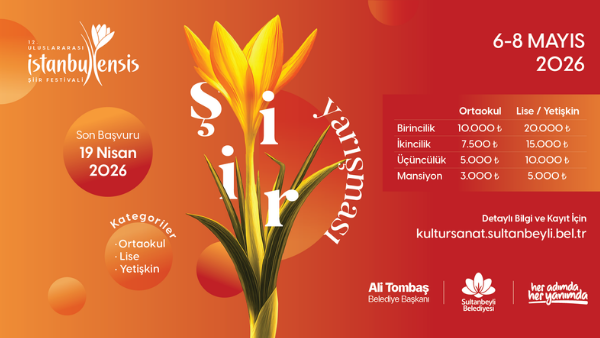 12. ULUSLARARASI İSTANBULENSİS ŞİİR FESTİVALİ BAŞLIYOR: ŞİİR YARIŞMASI İÇİN KAYITLAR AÇILDI