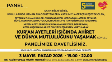 İstanbul, Sancaktepe’de “Mutluluk” Paneli