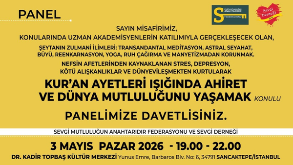İstanbul, Sancaktepe’de “Mutluluk” Paneli