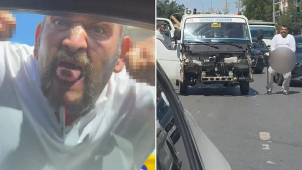 Sultanbeyli’de trafik magandası kıskıvrak yakalandı